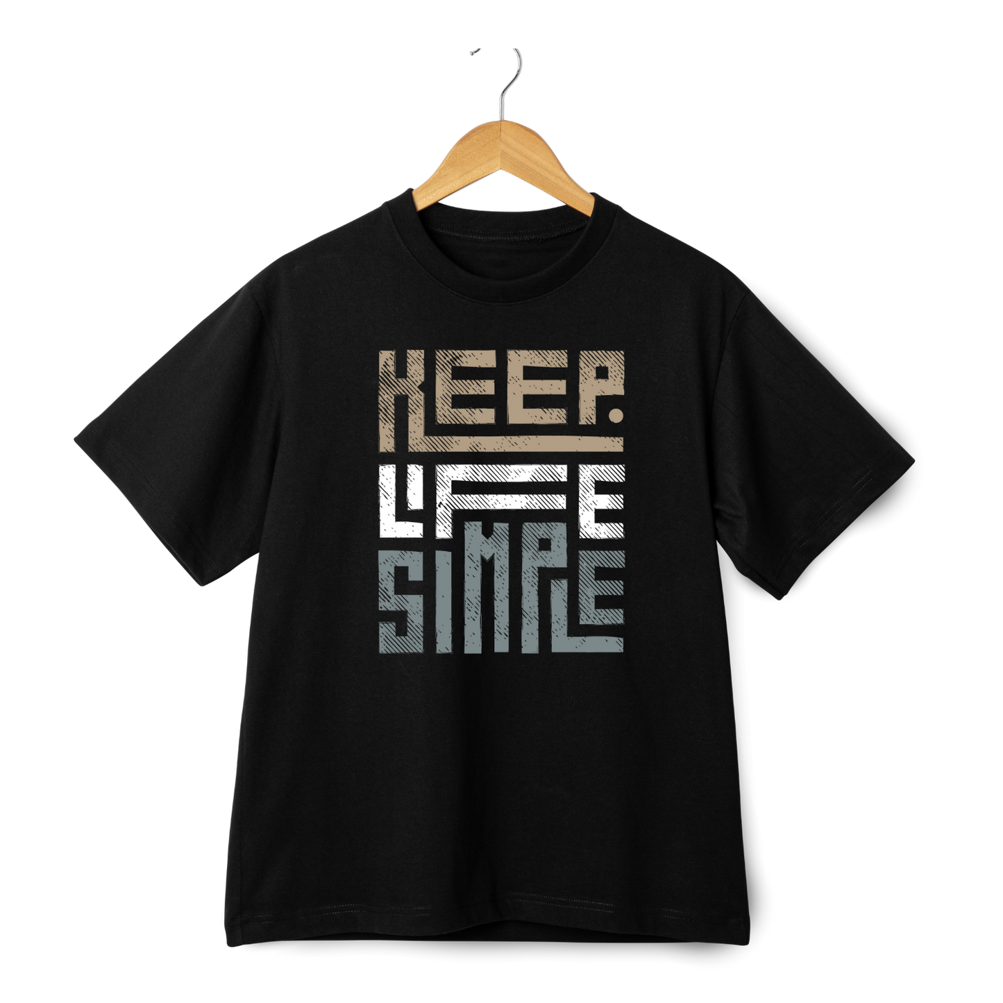 "Keep Life Simple" Unisex Over-Sized T-shirt